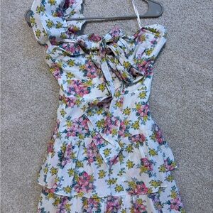 Floral Off-Shoulder Dress